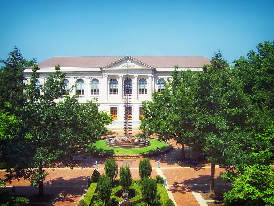 University Of Arkansas Photograph - The Old Main - University of Arkansas by Mountain Dreams