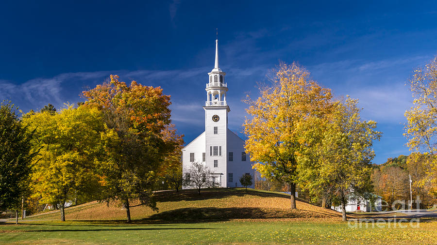 The Old Meeting House. Photograph by New England Photography