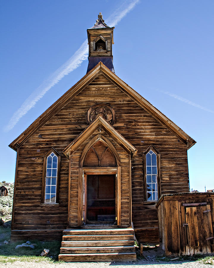 The Old Methodist Church - Front View Photograph by Lana Trussell