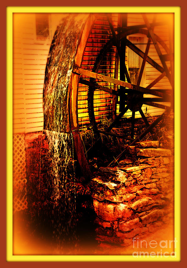 The Old Mill 1886 Cherokee North Carolina Photograph by Susanne Van Hulst