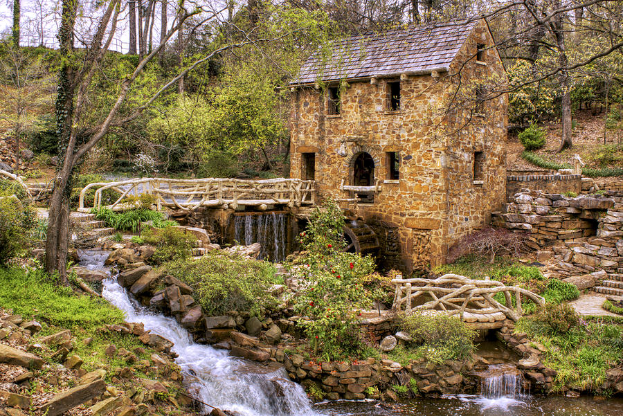 The Old Mill and the Waterfall Photograph by Jason Politte