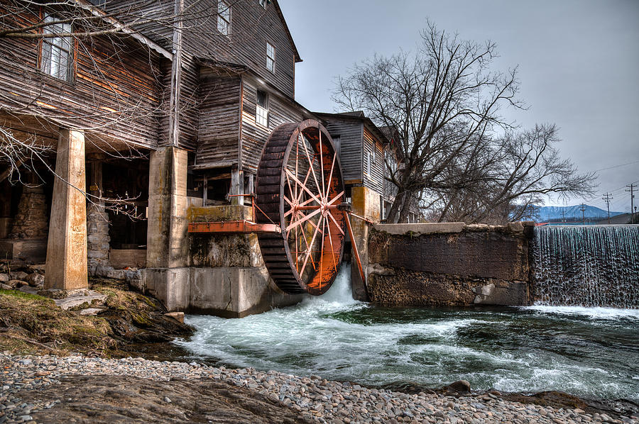 Waterfall Photograph - The Old Mill by Dave Ross