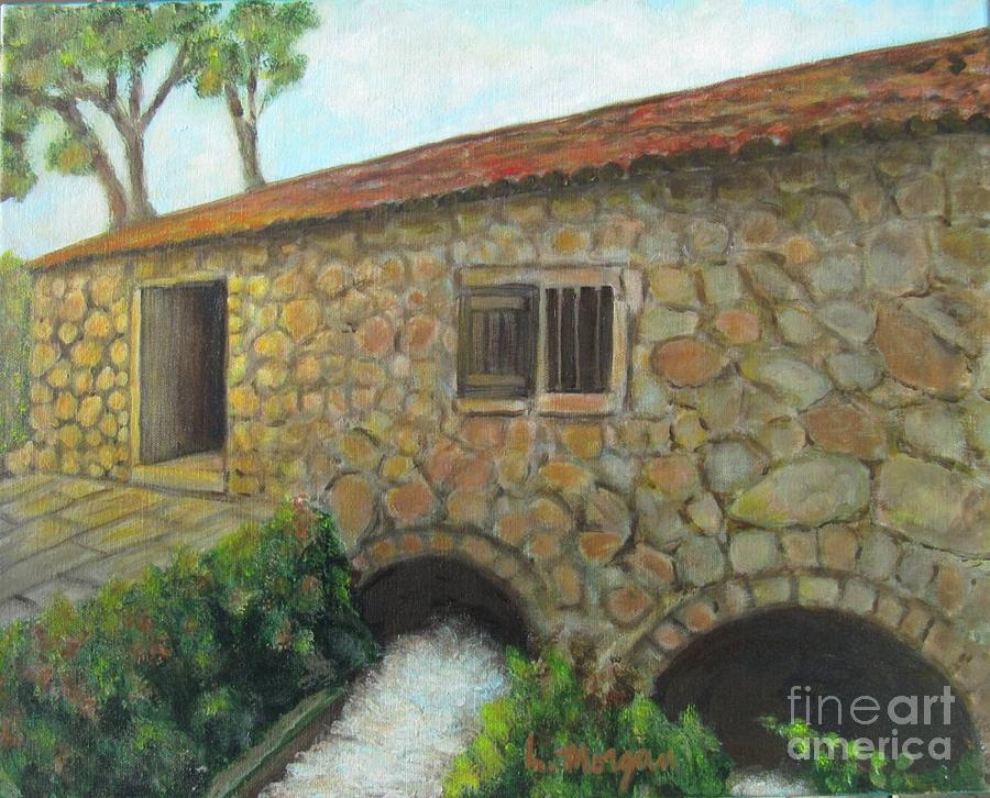 The Old Mill in Dubrovnik Painting by Laurie Morgan