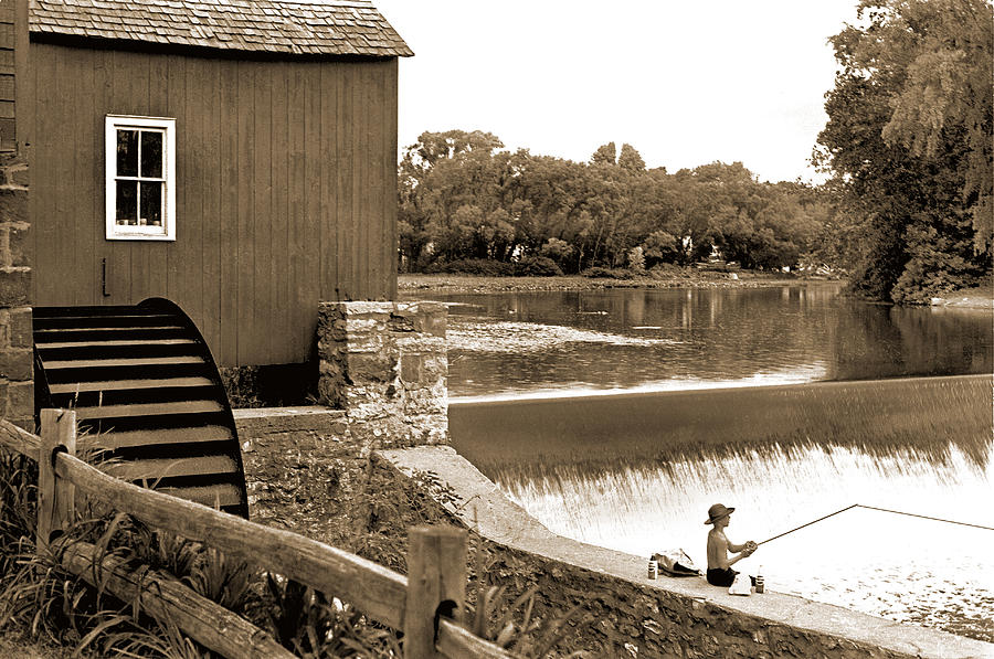 Red Mill Photograph - The Old Mill by Mike Flynn