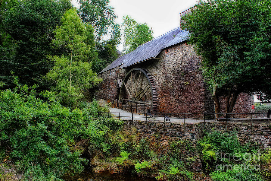 Mill Photograph - The Old Mill Wheel by Mandy Jervis