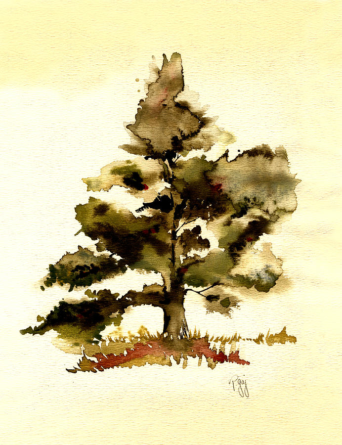 The Old Oak Tree Painting by Paul Gaj