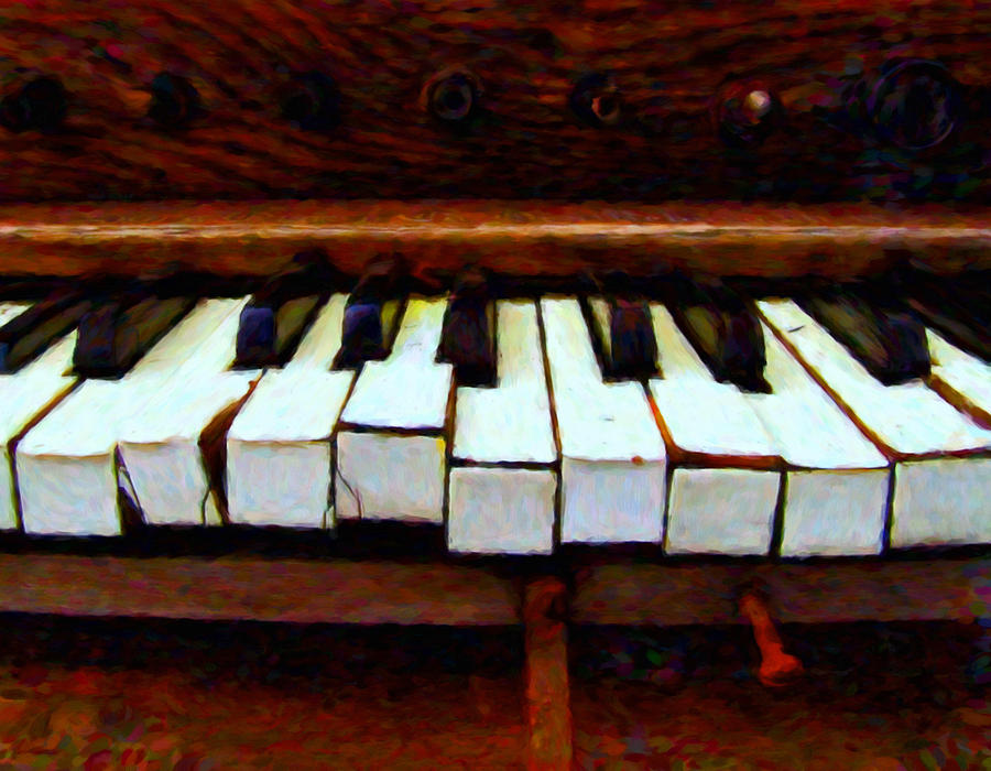 The Old Piano Painting by Michael Pickett