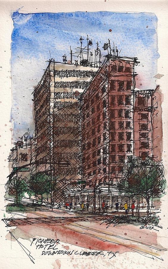 The Old Pioneer Hotel Mixed Media by Tim Oliver