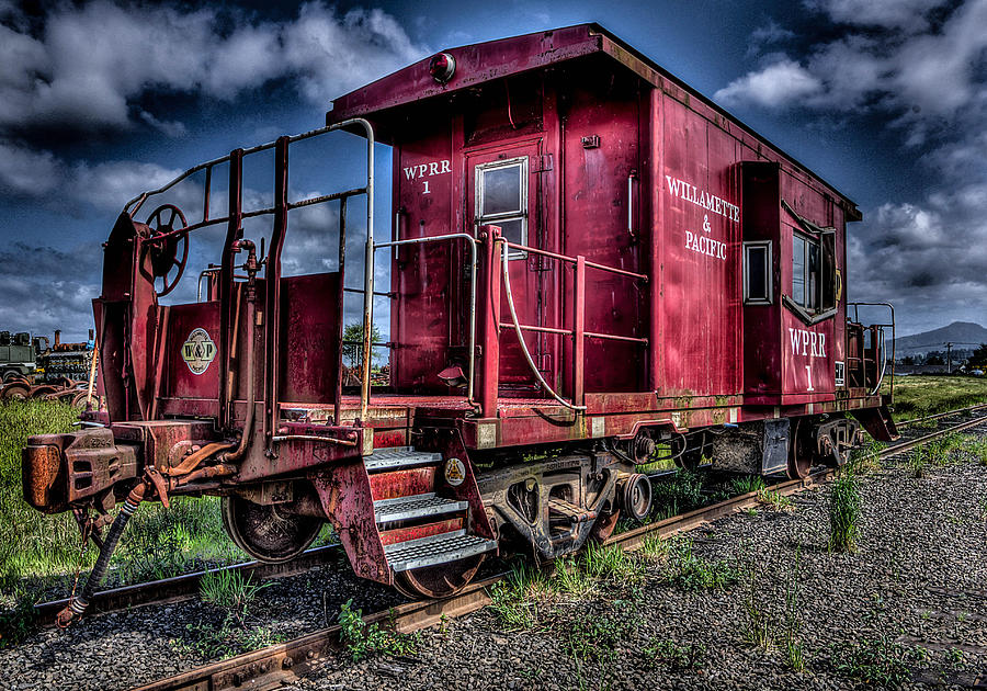 Little Red Caboose Photograph by Thom Zehrfeld