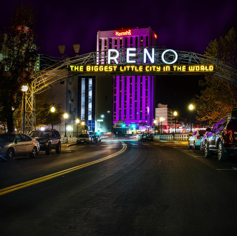The Old Reno Sign Photograph by Gary Warnimont
