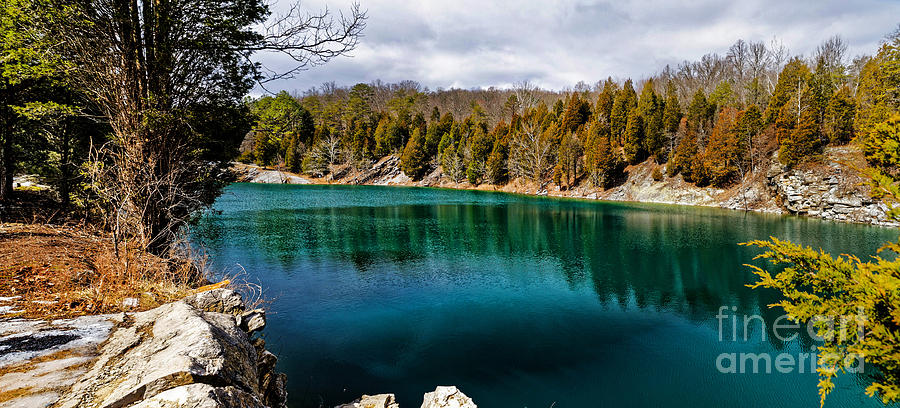The Old Rock Quarry Photograph by Paul Mashburn