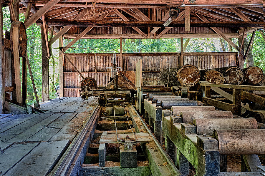 The Old Sawmill Photograph by Betty Depee