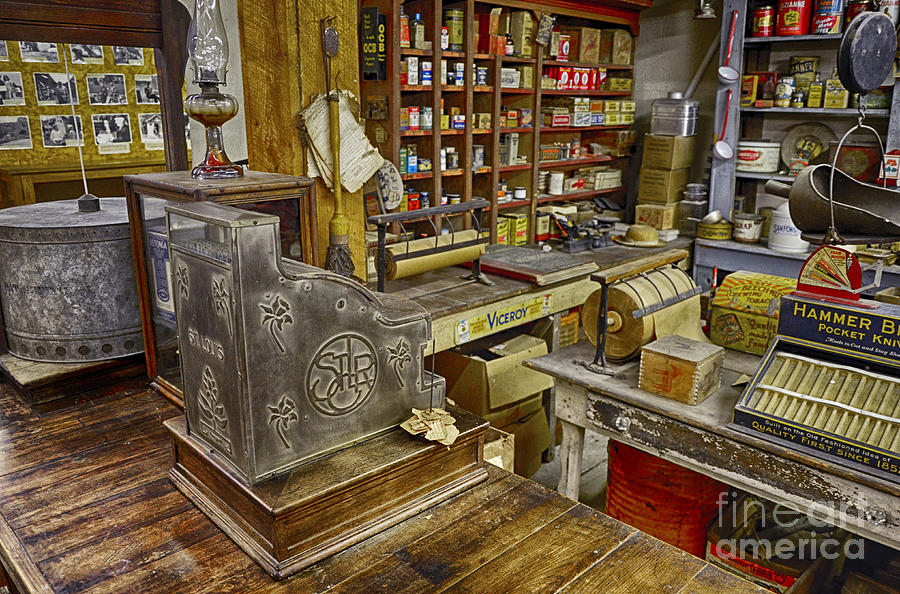 The Old Store Counter Photograph by Paul Mashburn