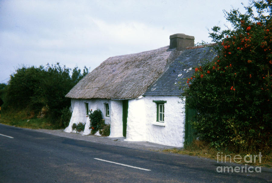The old Thatched home Photograph by Joe Cashin