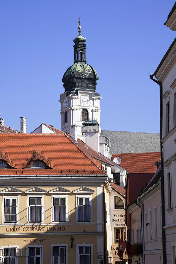 The Old Town Of Gyor Hungary  Photograph by Martin Zwick