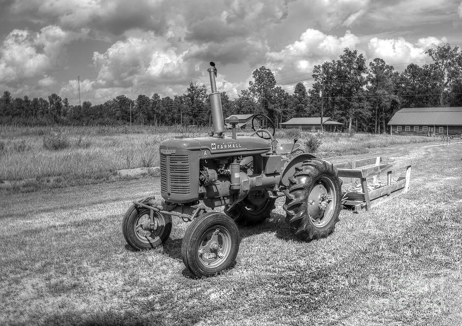 The Old Tractor Photograph by Kathy Baccari