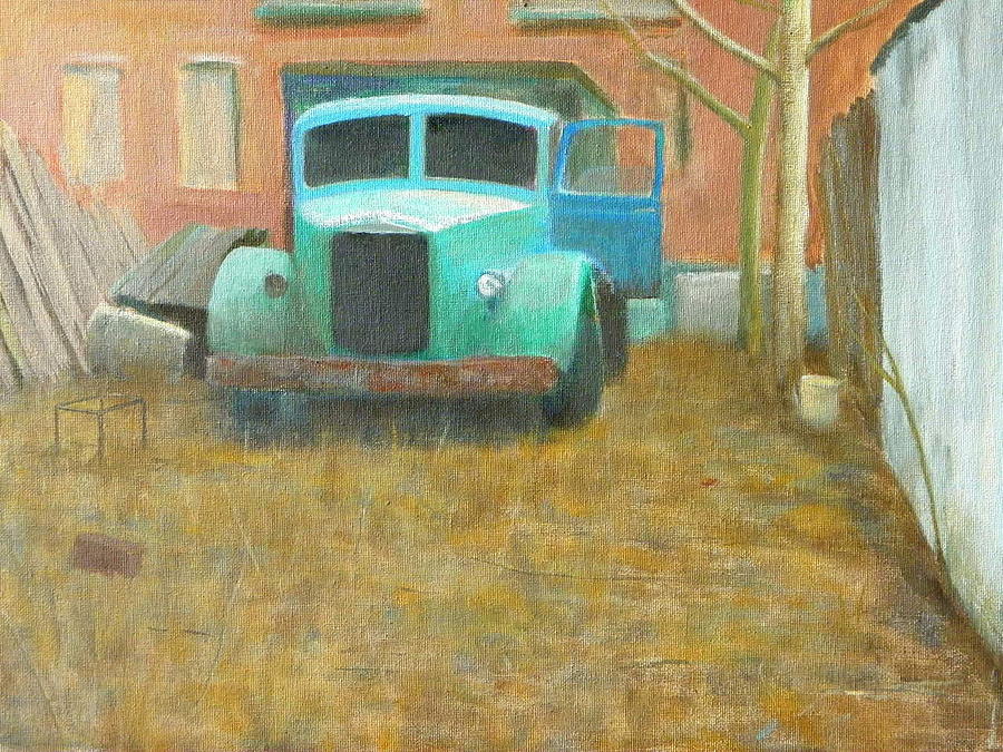 Truck Painting - The old truck by Erno Saller