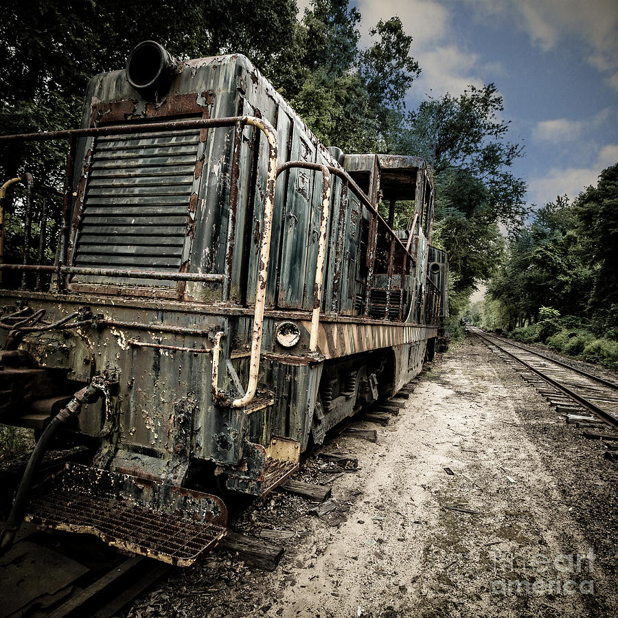 Square Photograph - The Old Workhorse by Edward Fielding