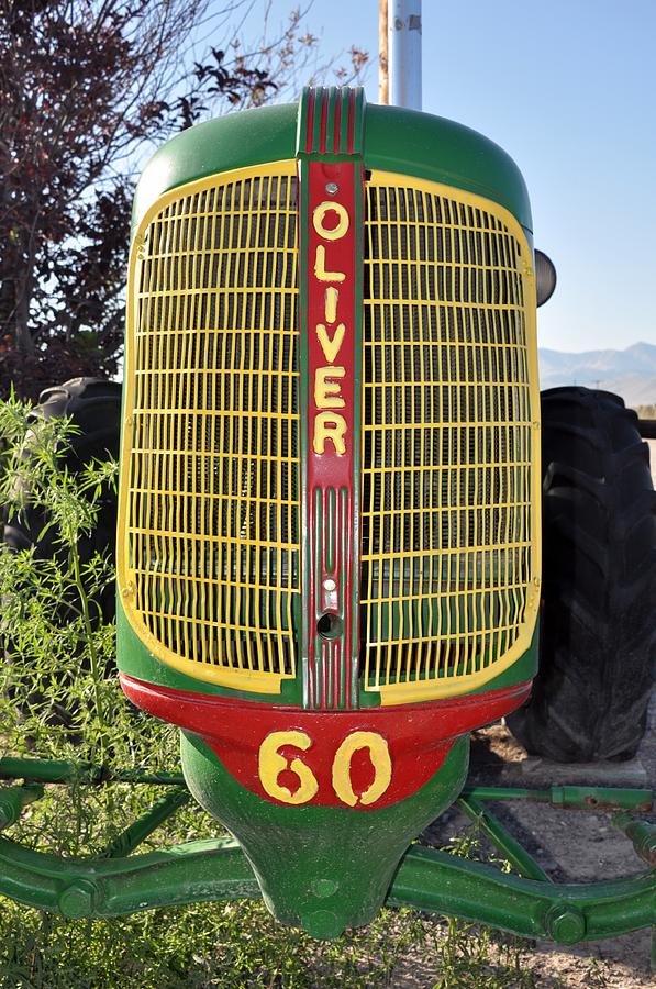 Transportation Photograph - The Oliver 60 Tractor by Image Takers Photography LLC - Laura Morgan