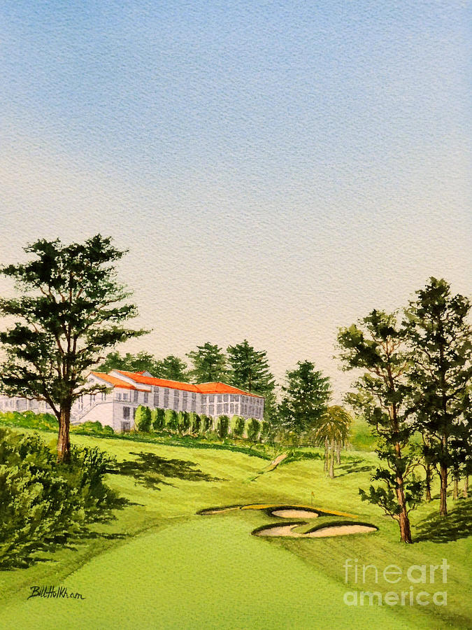 The Olympic Golf Club - 18Th Hole Painting by Bill Holkham