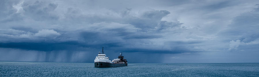 Michipicoten Photograph - The Oncoming Storm by Gales Of November
