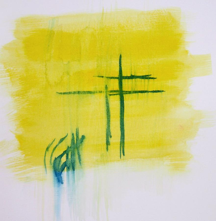 The One True Cross Painting by Tom Atkins