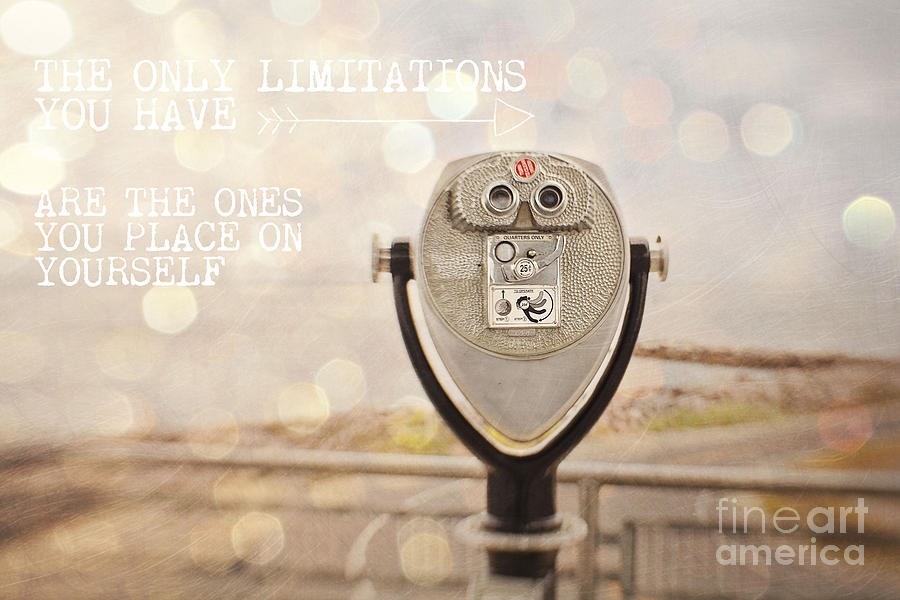 The Only Limitations You Have Photograph by Sylvia Cook
