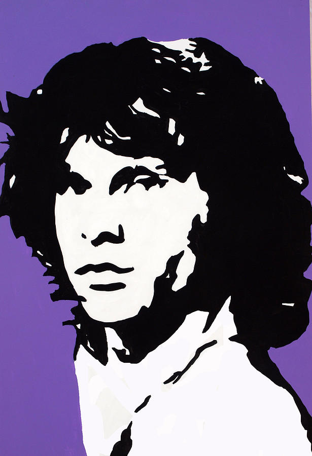 Jim Morrison And The Doors Painting - The Open Door by Robert Margetts