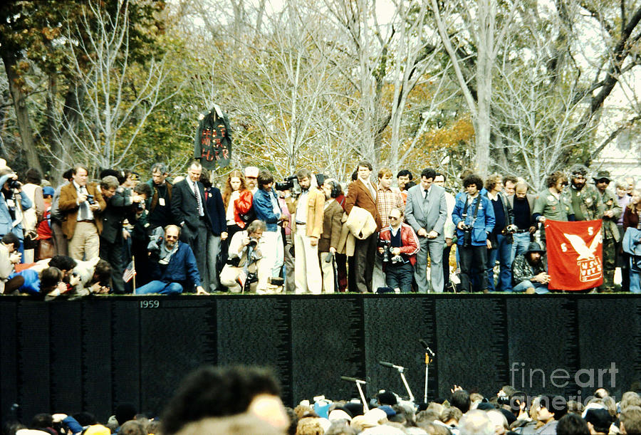 Architecture Photograph - The 1982 Opening and Dedication of The Wall - 2 by Walter Neal