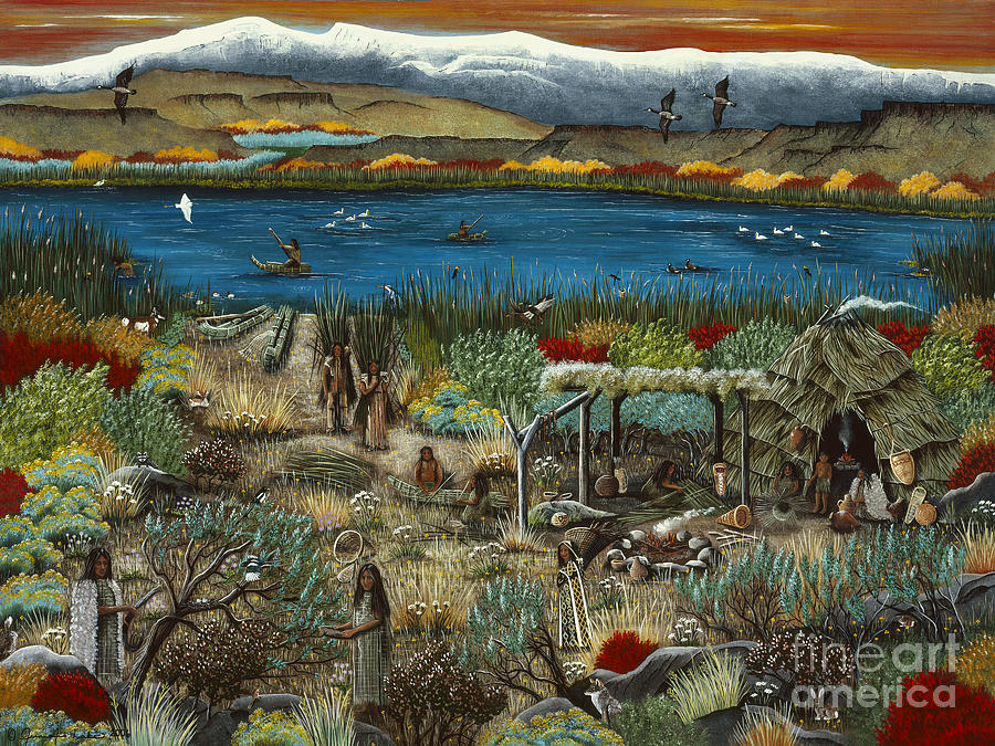 The Oregon Paiute Painting by Jennifer Lake
