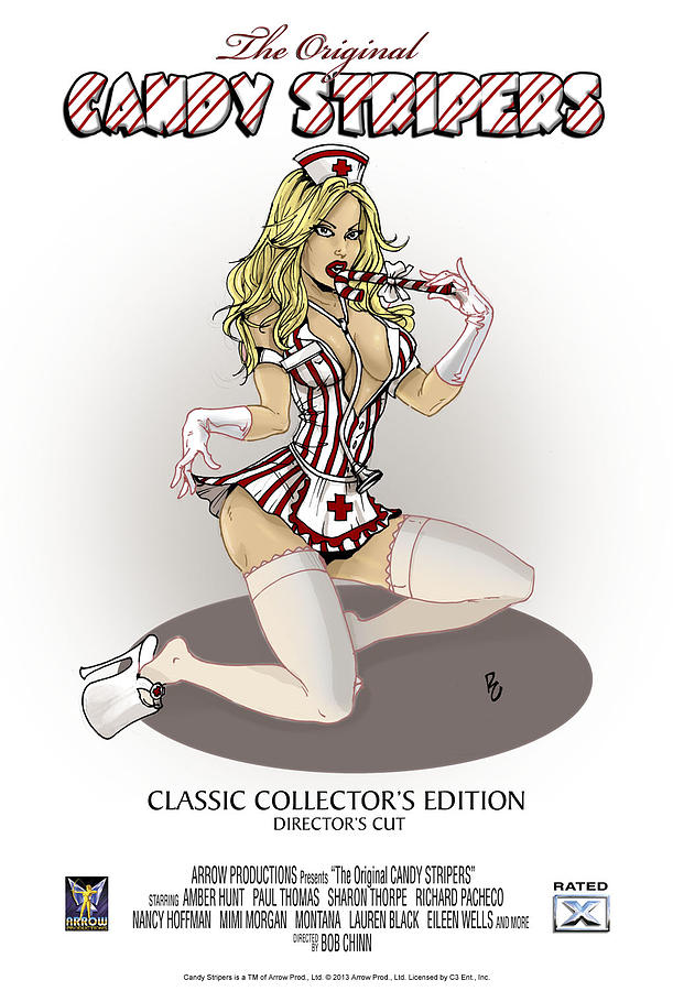 Nurse Candy Striper Vintage Porn - The Original Candy Stripers Digital Art by Arrow Productions - Pixels