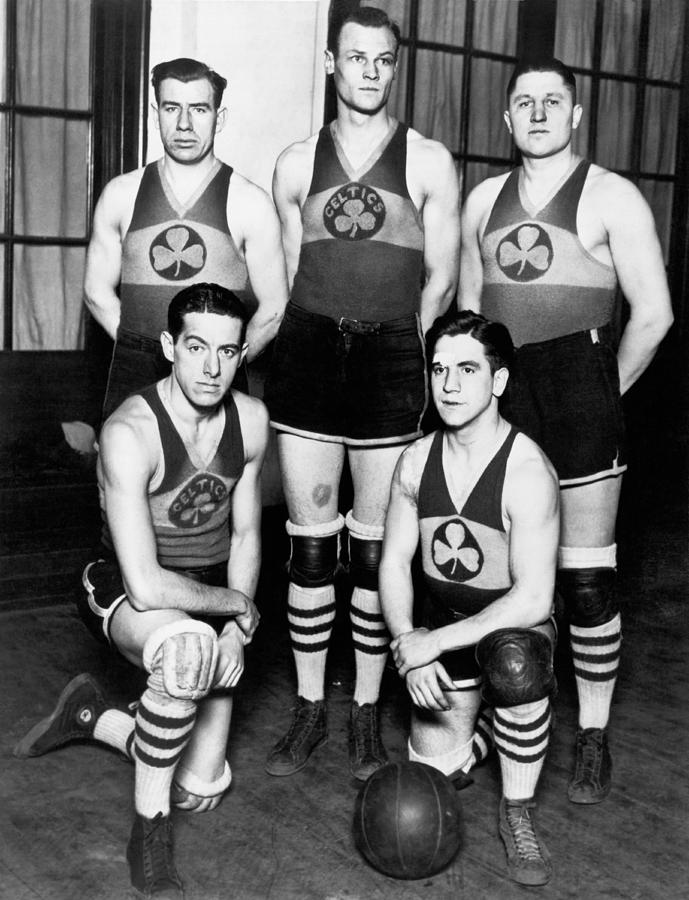 The Original Celtics Team Photograph by Underwood Archives