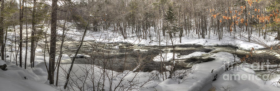 Winter Photograph - The Ossipee River by David Bishop