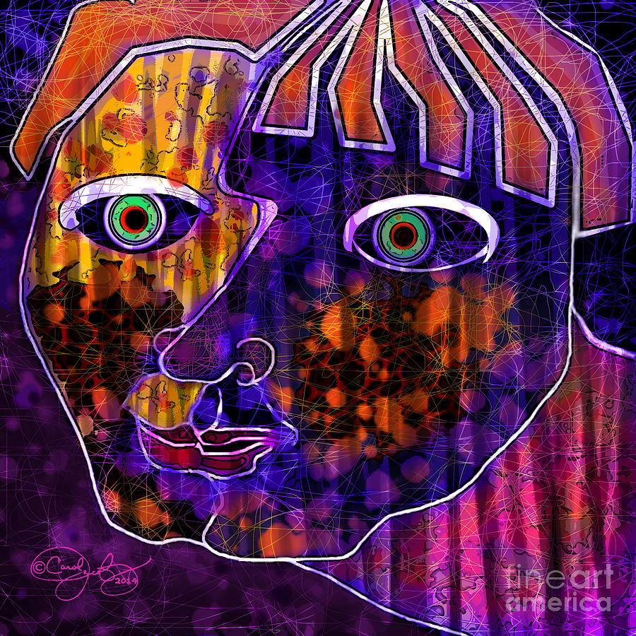The Other Cheek Digital Art by Carol Jacobs