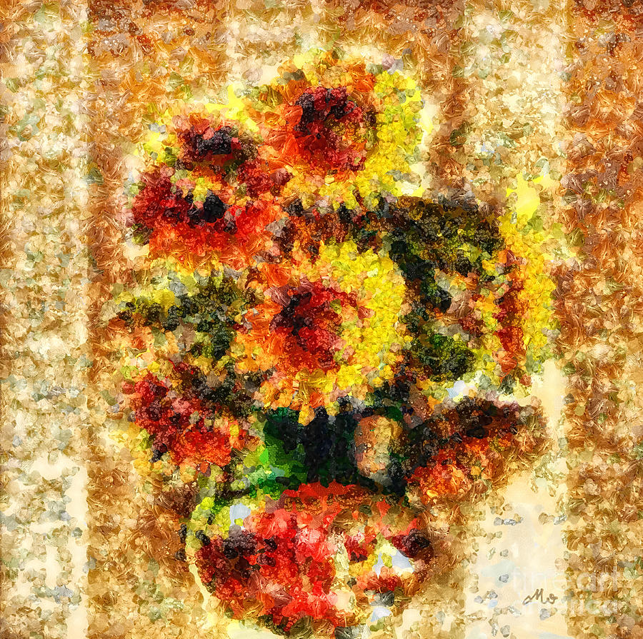 The other Sunflowers Mixed Media by Mo T