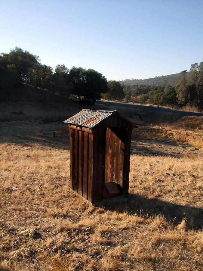The Outhouse Photograph by Richard Reeve