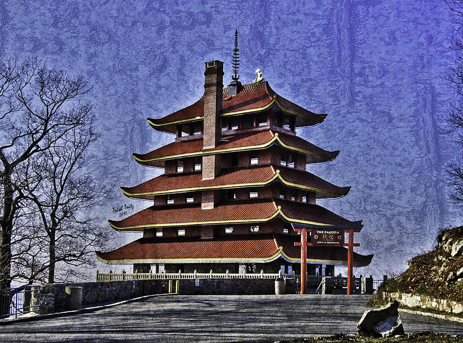 The Pagoda Photograph by Trish Tritz