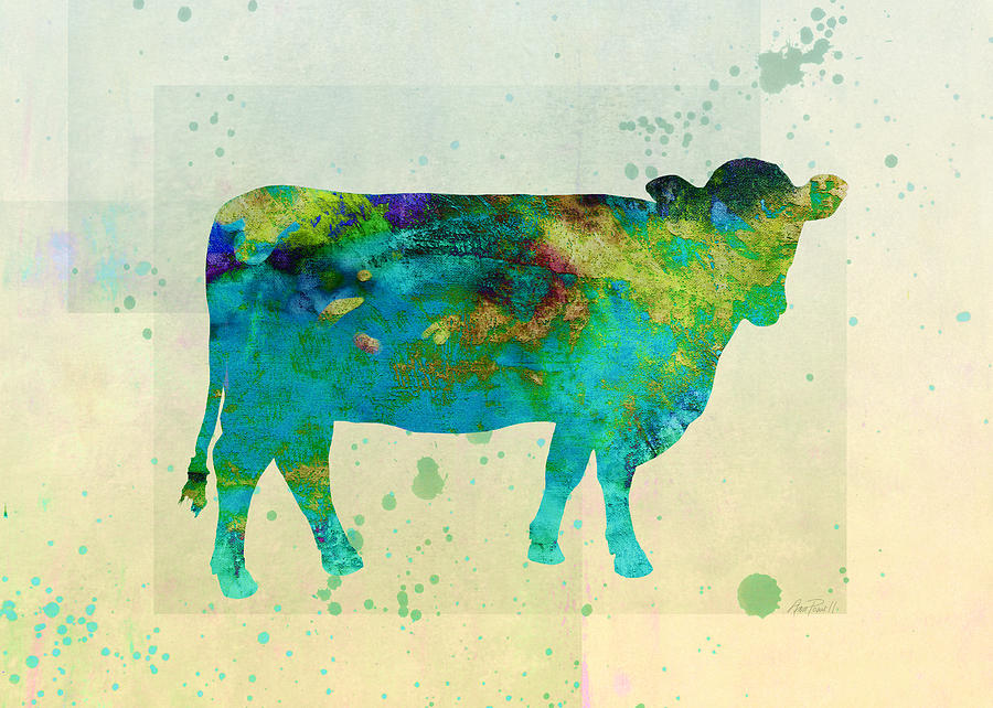 The Painted Cow  Painting by Ann Powell