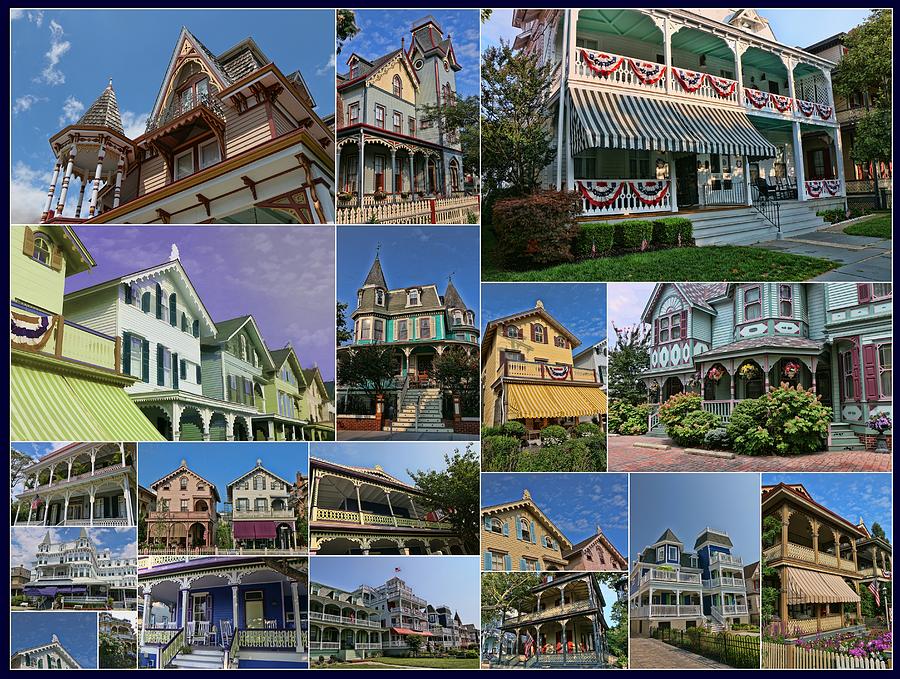 The Painted Ladies of Cape May Photograph by Allen Beatty