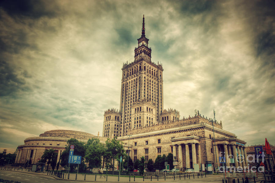 Architecture Photograph - The Palace of Culture and Science by Michal Bednarek