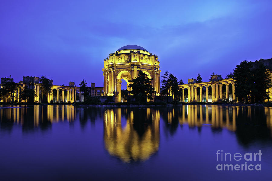 The Palace of Fine Arts in San Francisco Photograph by Mel Ashar