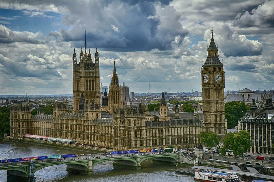 The Palace of Westminster Photograph by Gary Hall