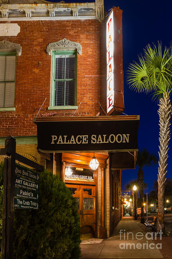 The Palace Saloon Fernandina Beach Florida Photograph by Dawna Moore Photography
