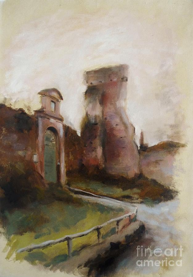 The Palatine Hill in Rom Painting by Karina Plachetka