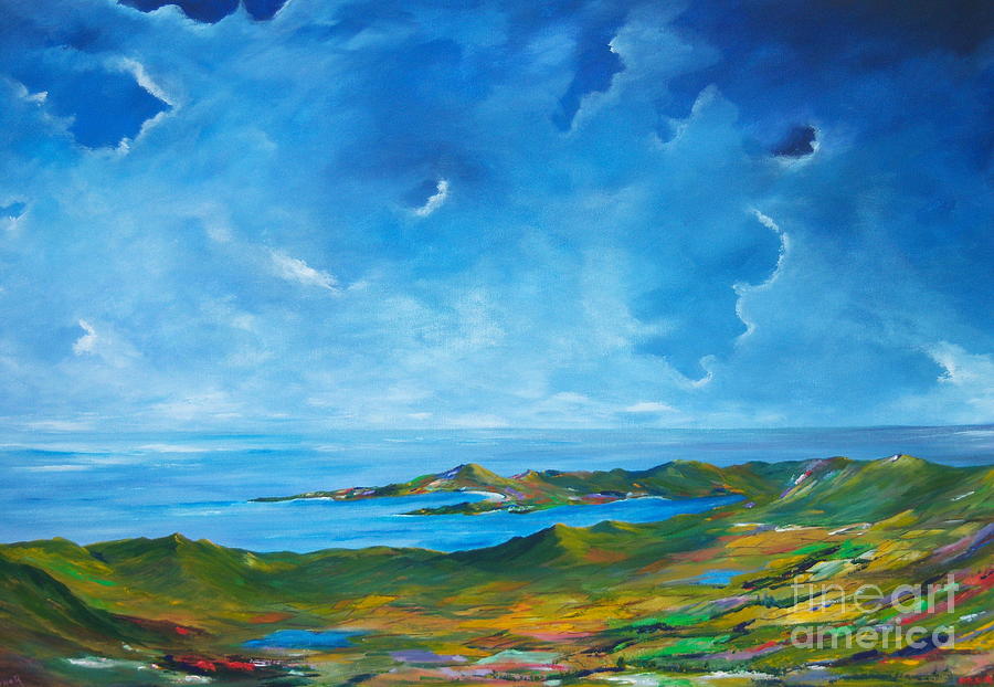 Irish Artist Painting - The Palette of Ireland # 2 by Conor Murphy