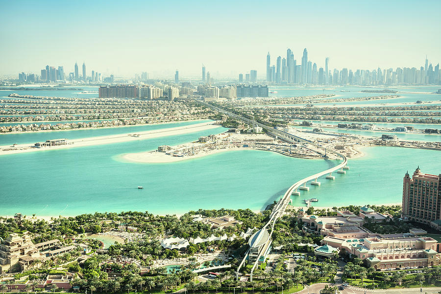 The Palm Jumeirah, Dubai, Uae Photograph by Nikada