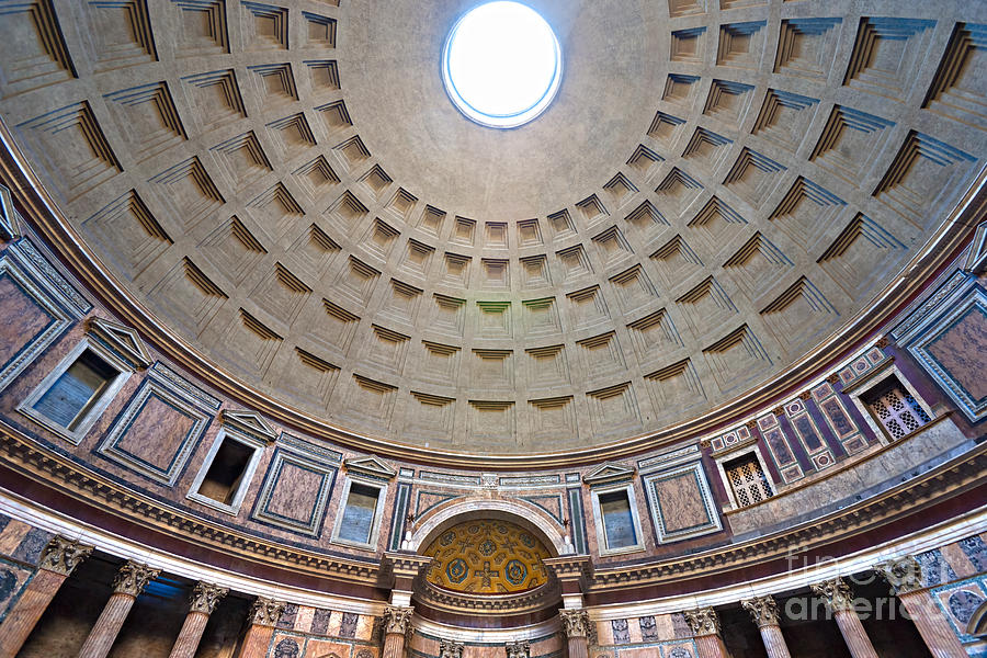 The Pantheon - Rome Photograph by Luciano Mortula