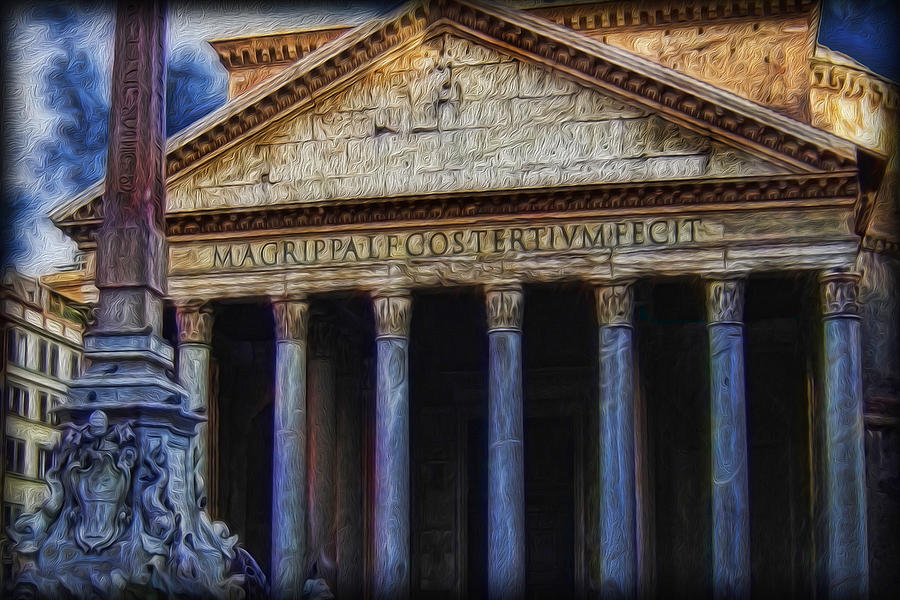 The Pantheon - Marcus Built This Photograph by Lee Dos Santos