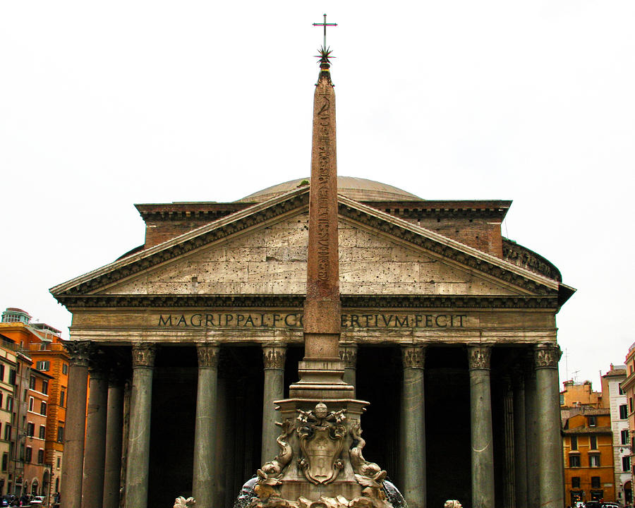 The Pantheon Photograph by Mitch Cat