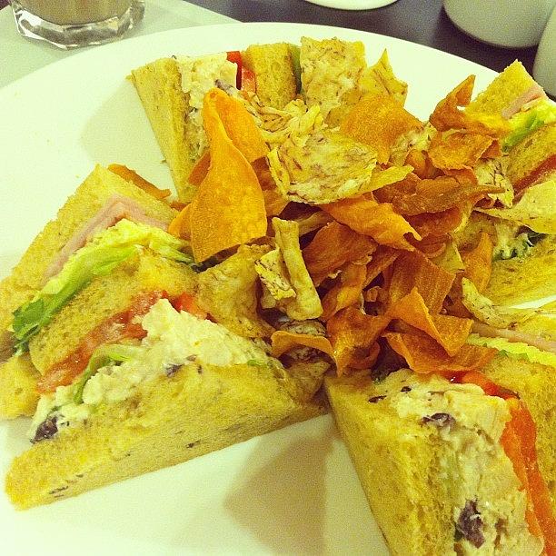 Instagram Photograph - The Pantry Club Sandwich!❤ by S H A N I